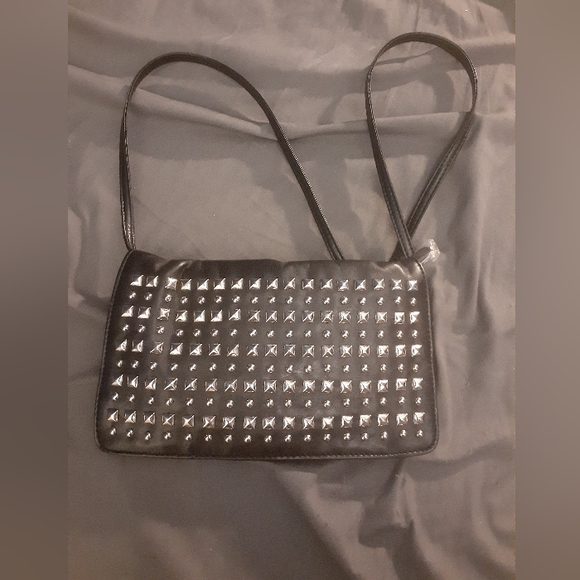 Black Studded Purse - Picture 1 of 5